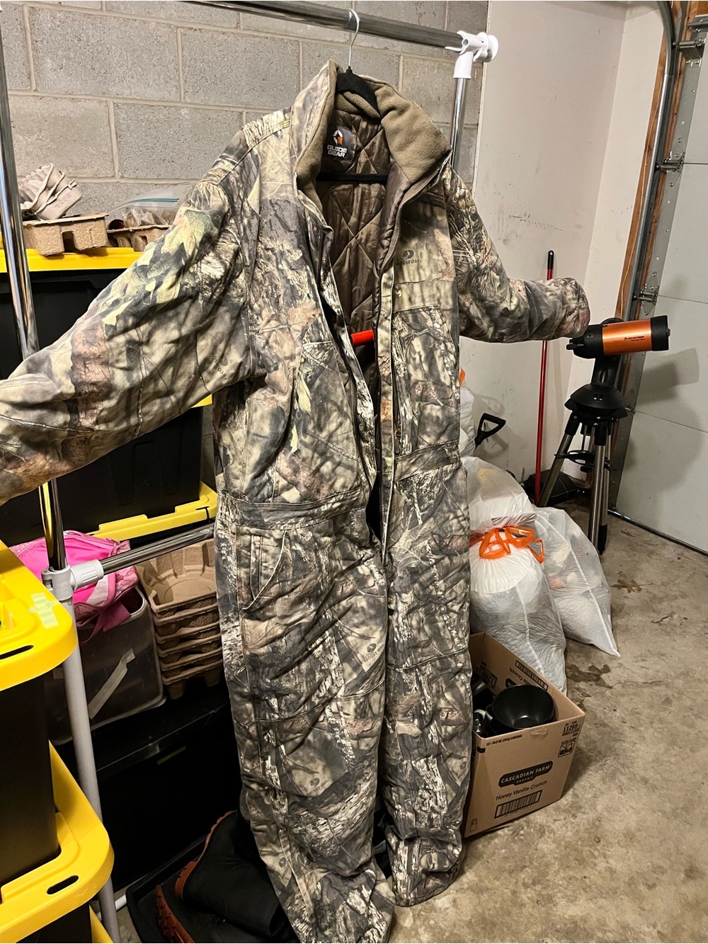 Guide Gear Camouflage Insulated Coverall Jumpsuit - Realtree-Style Camo